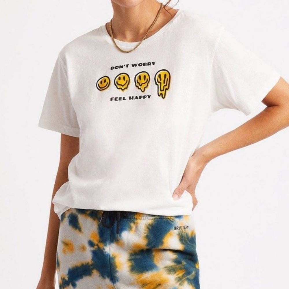 Brixton Don’t Worry, Feel Happy T-Shirt
